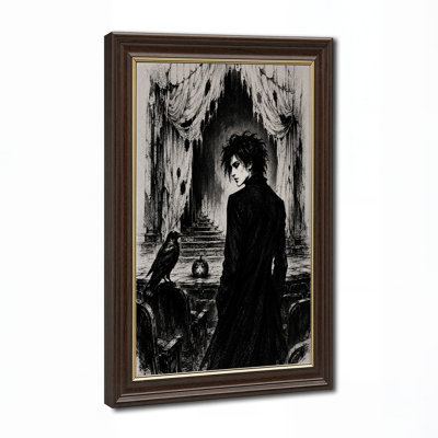 Art mural sur toile noir et blanc