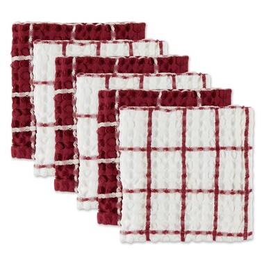 Checkered Kitchen Dish Cloth (Set of 6) Gracie Oaks