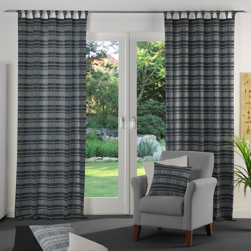 Breedlove Room Darkening Curtain Single Panel, 245cm H x 132cm W, Chocolate