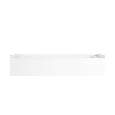 UATLN603215-L Unity 60-in x 32-in x 15-in Alcove Acrylic Bathtub With Left Hand Drain, White (Glossy)