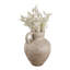 Vase de table rustique en terre cuite - Grand vase sculptural pour la décoration intérieure, idéal pour le salon, la chambre à coucher et l'entrée