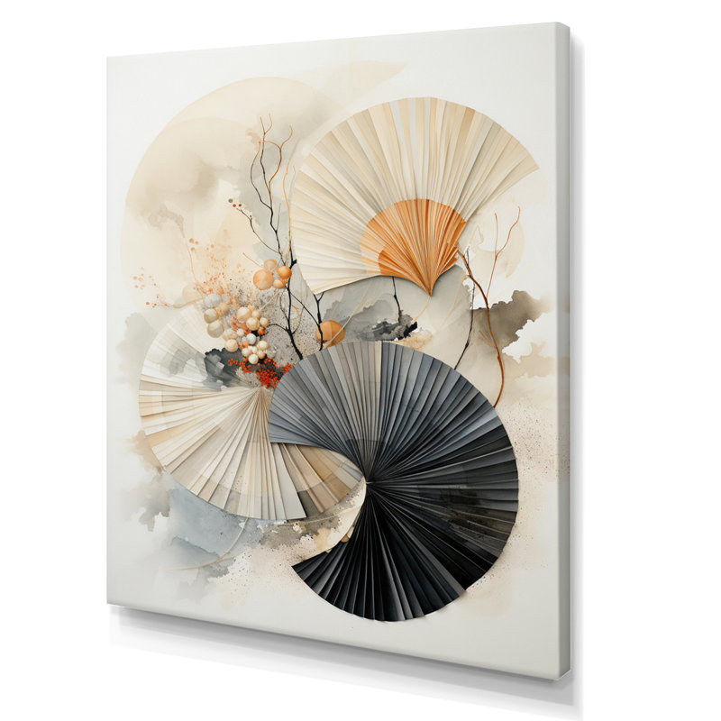 «Tanni Art Asian Seashell Sumi V», reproduction, H 20 po x l 12 po x P 1 po, Toile tendue