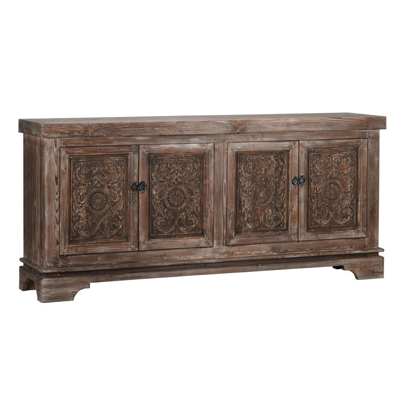 Allen 82'' W Solid Wood Sideboard