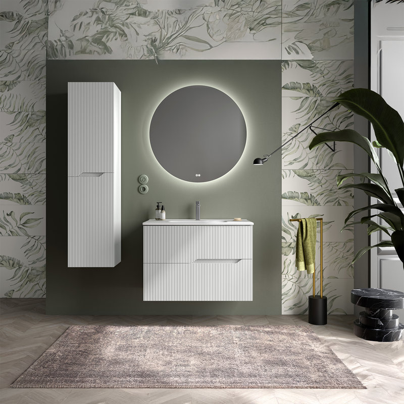 Tulipa Single Vanity, 40", Matte White
