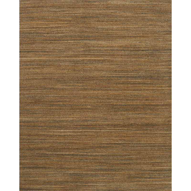 Tapis brun noué la à la main Maliyah, Rectangle 12 pi x 15 pi