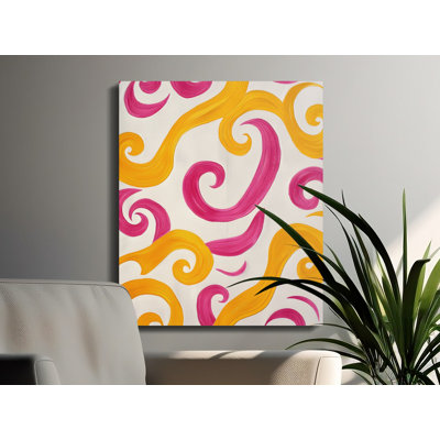 Deeko Wrapped Canvas Print