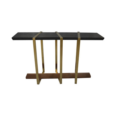 Aliyah-May 115cm Solid Wood Top Console Table