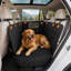 Housse imperméable pour siège de voiture pour chien avec plateforme de siège arrière allongée, fenêtre en filet et poches de rangement-135941143