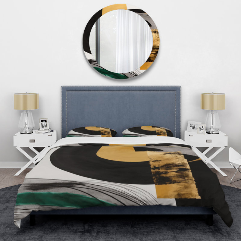 Ensemble de housse de couette Modern Modern Art Deco II - microfibre polyester