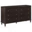 La commode et la commode rectangulaires offrent un espace de rangement spacieux et un style moderne et minimaliste pour les chambres à coucher