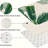 Tropical Plant Texture, Kitchen Mats Set Of 2-1667538450
