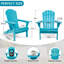 Ensemble de 2 chaises de patio en bois pour l'extérieur Adirondack en bois massif avec grain de bois-513261402