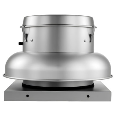 Roof Exhaust Fan, Attic Vent Fan with High-Power Motor, 21 inch Fan Base Heavy-Duty Aluminum Alloy, Speed Control Adjustable Airflow 900/1500 CFM, Compact for Garage,Kitchen,Bathroom, Silver