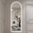 65" X 21" Shatterproof Led Wall Mirror With Smooth Dimming, Symmetrical Design, Ideal For Entryways Full Length Lighting, Stepless Brightness, Contemporary Spaces