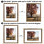 Cadre photo rétro avec passe-partout et passe-partout en plexiglas-109727637-109726403