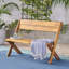 Banc en bois au design rustique pour jardin et parc