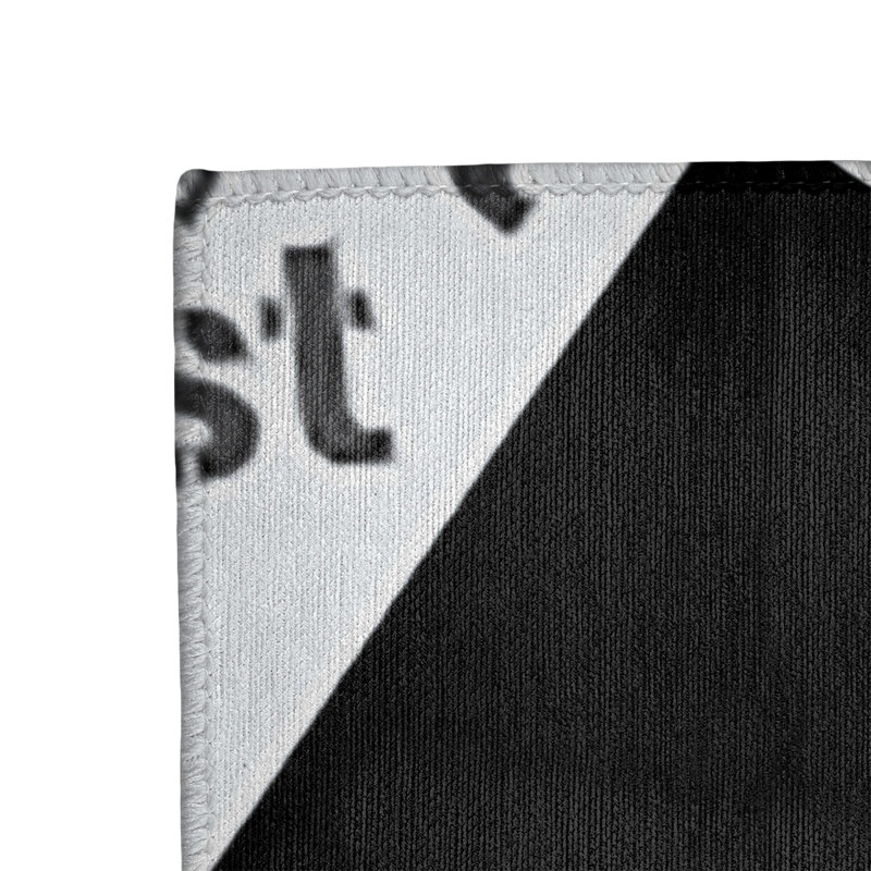 Tapis noir barhood des districts de à tissage plat rand cites city, Rectangle 2 pi x 3 pi
