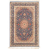 Polin Hand Woven Cotton and Wool Oriental Area Rug