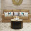 Table basse ronde avec miroir-488201426