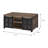 Coffee Table With Sliding Doors