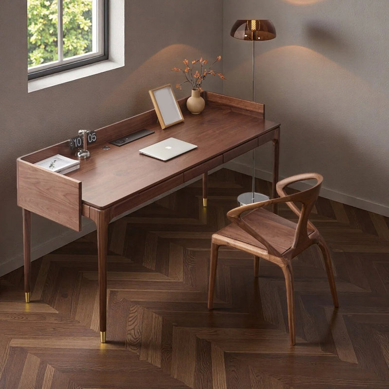 Bureau moderne et minimaliste, H 29,53 po x l 55,12 po x P 25,59 po