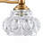 3‑Light Antique Brass Table Lamp