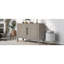 Buffet compact Farmhouse, placage de pin de 47 pouces pour la maison