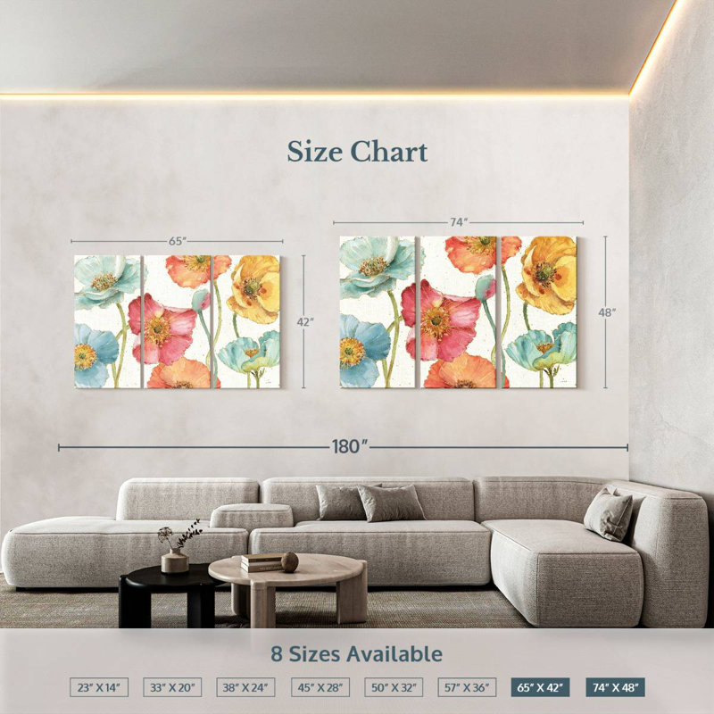 Harnek Spring Softies I, 42" H x 65" W