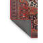 Tapis traditionnel rouge / noir Bernartice-1409600574