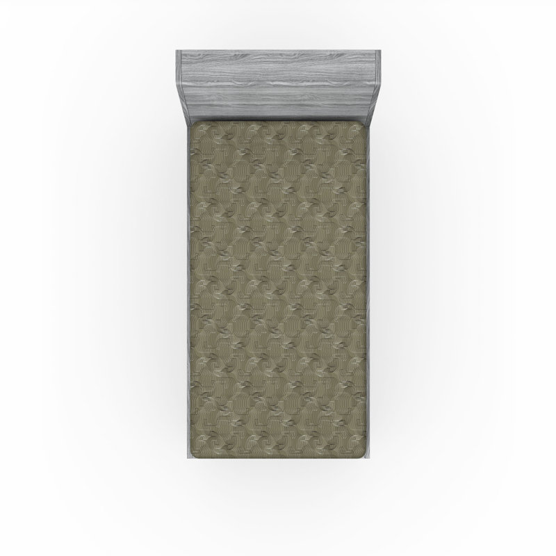 Drap-housse abstrait Ambesonne, Drap-housse simple très long
