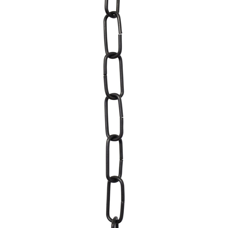 Chaîne décorative standard, Noir bronzé à l'huile, H 12 po x l 0,71 po x P 0,13 po