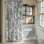 Rideau de douche standard 1 pièce Irish Nature Botanicals
