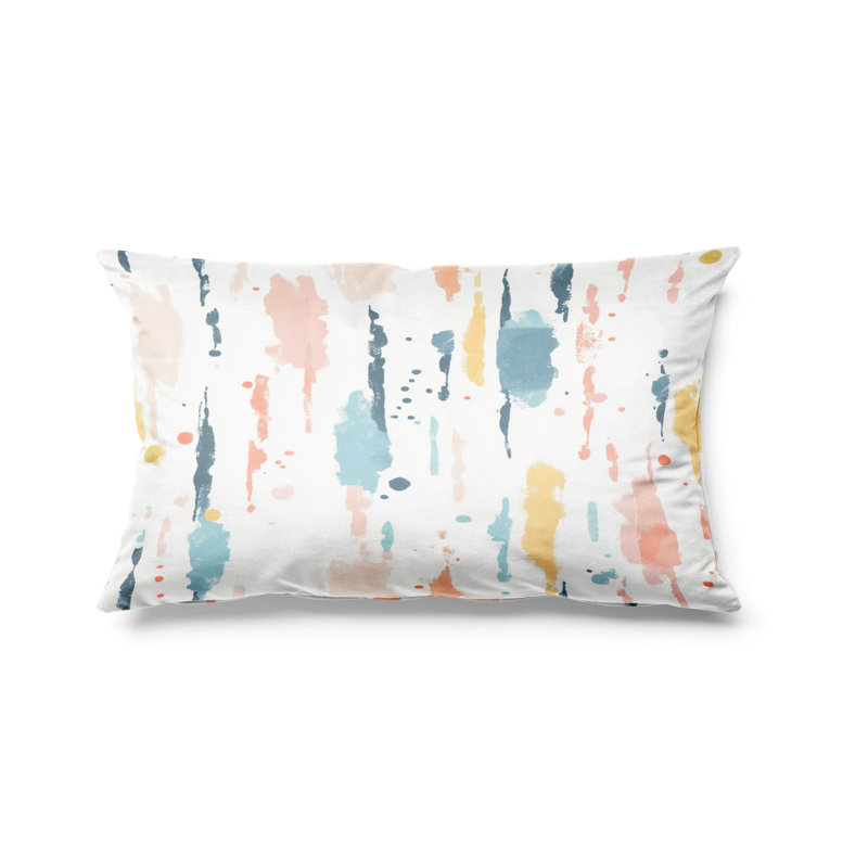 Coussin Modern - coussin bleu pastel, H 12 po x l 20 po