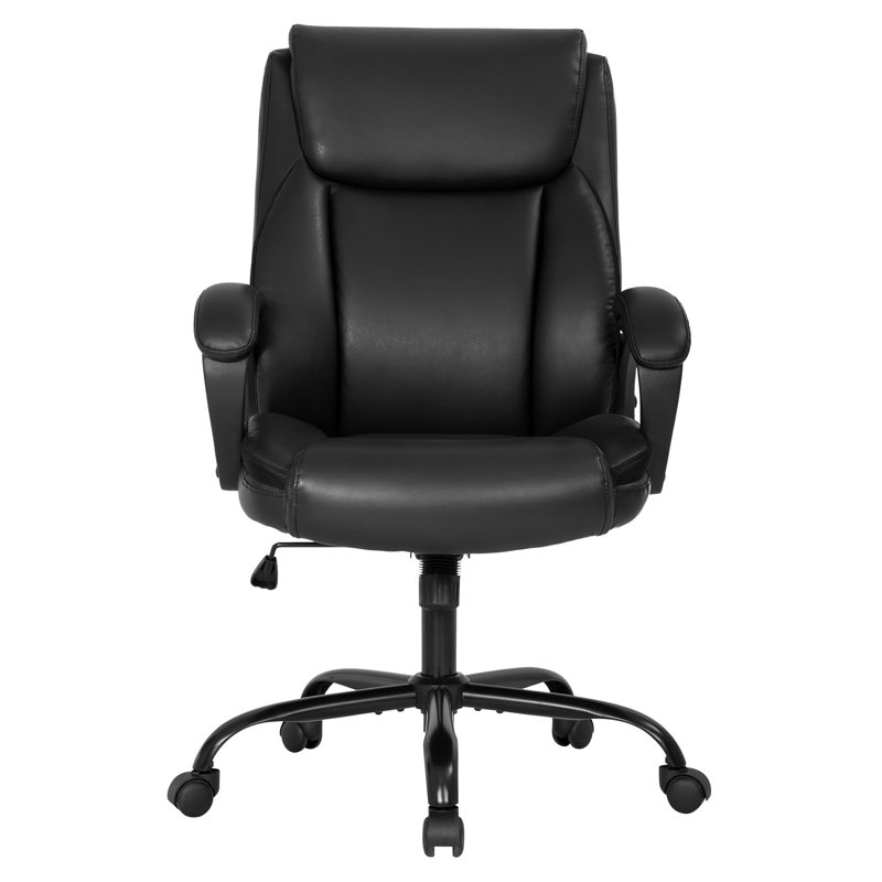 Executive Chair with Headrest, Black