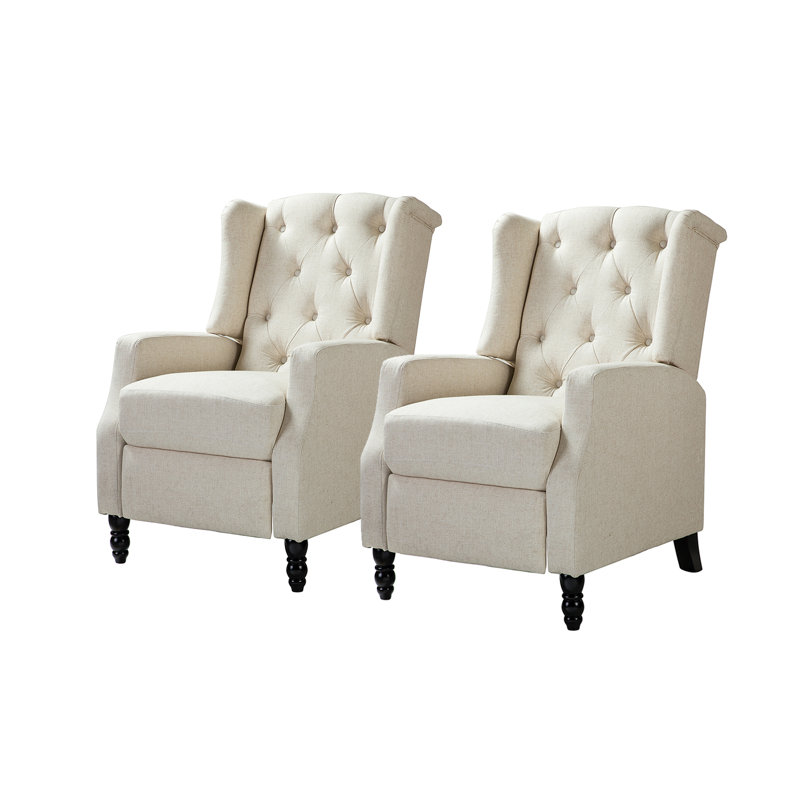 Fauteuil inclinable manuel Esteban, Lin blanc