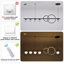 7 - Light Black LED Kitchen Island Pendant