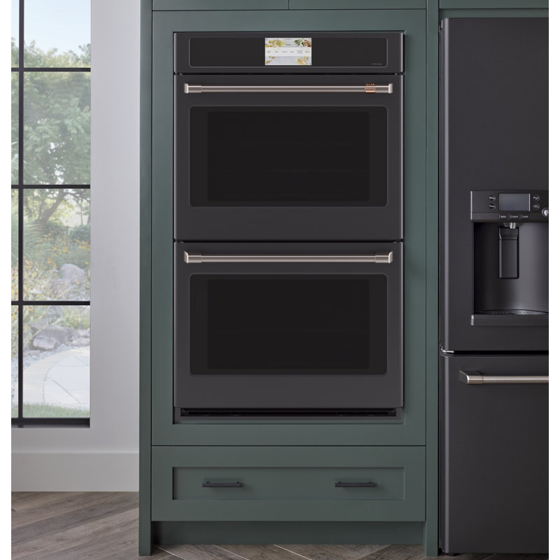 Professional Series Smart Built-in 30" Self Cleaning Convection Electric Double Wall Oven, Matte Black