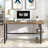 Hulste 60" Metal Base Writing Desk with Storage, Oak-358323810-358323808
