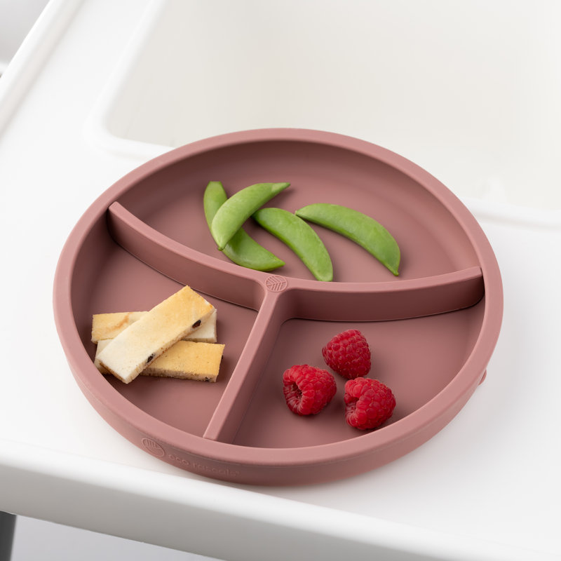 Silicone Divider Plate, Rose