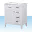Meuble-lavabo simple 30 po avec plateau en céramique Sidman-226086277