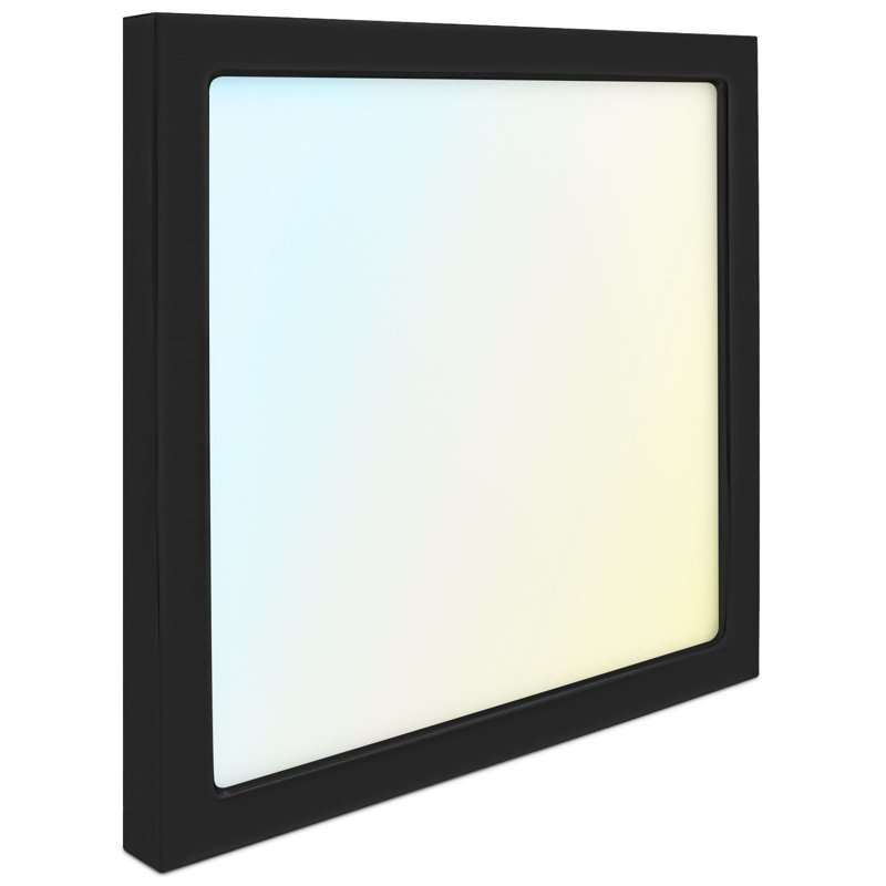 LED Flush Mount, Black