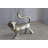 Aluminum Walking Monkey Statue, Playful Charm for Any Space 10" x 3" x 10"H