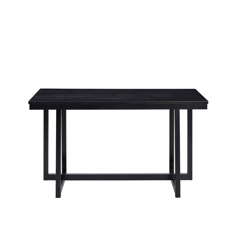 Black Finish Dining Table