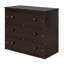 Structure de lit double avec armoire, tablettes et amp; Bureau roulant - Aucun sommier requis, soutien solide-1426899978