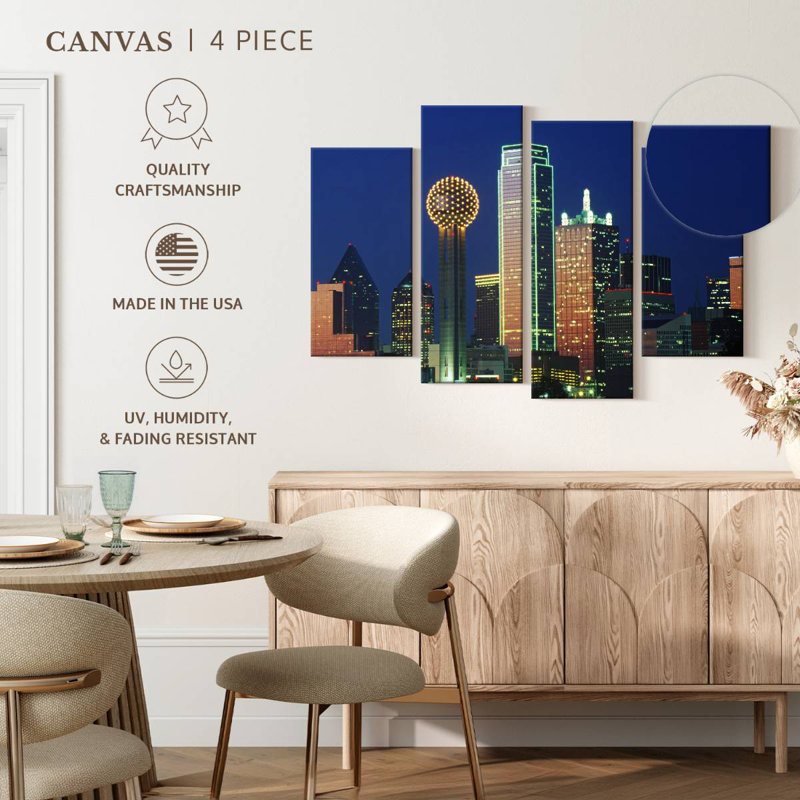 Lumières de l'horizon Sireci Dallas, H 32 po x l 52 po