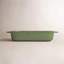 Evergreen Rectangular Scallop Baking Dish