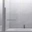 Panneau de douche en verre trempé sans cadre 31 "X55"