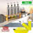 4 Pack Glass Olive Oil Dispenser Bottle With Shelf