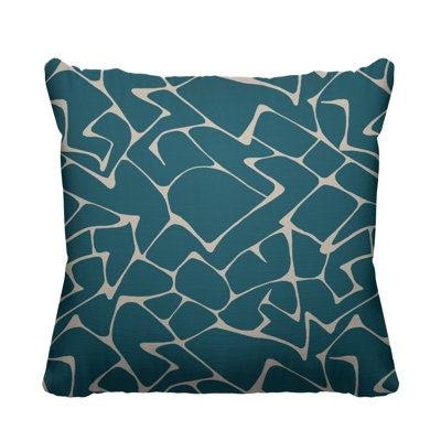 Huxley Geometric Outdoor Reversible Throw Pillow