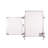 Nexus Freestanding Porcelain Magnetic Medium - 4' - 6' Whiteboard